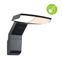 Luminaire mural d’extérieur ZERENA avec capteur, favorable aux insectes, résistant à l'air marin IP44, anthrazit 