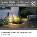 Luminaire borne ZERENA avec capteur, favorable aux insectes, résistant à l'air marin IP44, anthrazit 