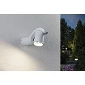 Paulmann Luminaire mural d’extérieur CUFF PIR avec capteur IP44, transparent, blanche 