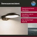 Luminaire mural d’extérieur ANELA PIR avec capteur, favorable aux insectes, résistant à l'air marin IP44, anthrazit 
