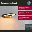 Luminaire mural d’extérieur AKENA PIR avec capteur, favorable aux insectes, résistant à l'air marin IP44, anthrazit 