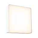 outdoor wall luminaire AZALENA PIR with sensor IP44, transparent, white 