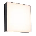 Paulmann outdoor wall luminaire AZALENA with sensor, ZigBee controllable, insect friendly IP44, anthracite, transparent dimmable