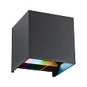 Luminaire mural d’extérieur CYBO RGBW RGBW, contrôlable par ZigBee LED IP44, anthrazit gradable