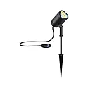 Paulmann Lampe à piquet de terre PLUG&SHINE SHIRA RGBW, contrôlable par ZigBee LED IP65, anthrazit gradable