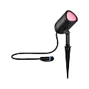 Paulmann Lampe à piquet de terre PLUG&SHINE SHIRA RGBW, contrôlable par ZigBee LED IP65, anthrazit gradable