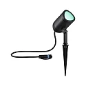 Paulmann Lampe à piquet de terre PLUG&SHINE SHIRA RGBW, contrôlable par ZigBee LED IP65, anthrazit gradable
