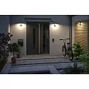 Paulmann solar wall luminaire DISKOLA PIR with sensor IP44, anthracite, transparent 