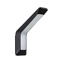 Paulmann outdoor wall luminaire MERANO PIR with sensor IP44, anthracite, transparent 