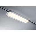 1-Projecteur monophasé URAIL PANEL LOOP LED ovale, commutable, chromé mat 