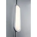 1-Projecteur monophasé URAIL PANEL LOOP LED ovale, commutable, chromé mat 