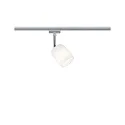 Paulmann Paulmann URail Spot Blossom, excl. lamp, max. 10W G9, chrome matt, satined glass