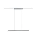 Paulmann Luminaire à suspension URAIL LENTO LED haut bas, chromé mat