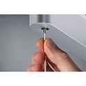 Paulmann Luminaire à suspension URAIL LENTO LED haut bas, chromé mat