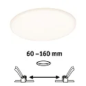 Paulmann LED panel VELUNA VARIFIT LED round, ZigBee controllable, dimmable 18W 1000lm 3000 - 6500K CRI >80