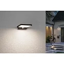 Paulmann Luminaire mural d’extérieur SOLVEIGH LED avec détecteur de mouvement IP44, noir  