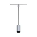 1- Luminaire à suspension monophasé URAIL CORUS E27, chromé mat
