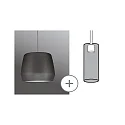 Paulmann Abat-jour URAIL PIRM 2EASY, gris, mat