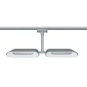 Paulmann Spot URAIL DIPPER LED à 2 flammes, chromé mat, blanche gradable