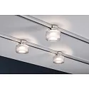 Paulmann Spot URAIL TOPA DOT rigide, court, chrome, dégager, satin gradable