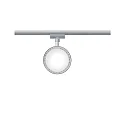 Paulmann Spot URAIL HEMI LED rotatif, inclinable, commutable, chromé mat 
