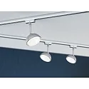 Paulmann Spot URAIL HEMI LED rotatif, inclinable, commutable, chromé mat 