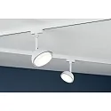 Paulmann Spot URAIL HEMI LED rotatif, inclinable, commutable, blanche 
