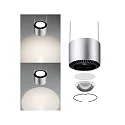 Paulmann Luminaire à suspension URAIL ALDAN LED avec optique de lentille, chromé mat, noir  gradable