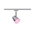 Paulmann Spot URAIL ZIGBEE CONE RGBW RGBW, contrôlable par ZigBee GU10, chromé mat gradable