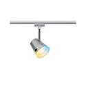 Spot URAIL CONE Tunable White, contrôlable par ZigBee GU10, chrome, chromé mat gradable