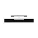 Paulmann 1- Couverture de rail monophasée URAIL, noir , transparent