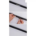 Paulmann 1- Couverture de rail monophasée URAIL, noir , transparent