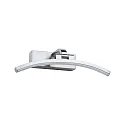 Paulmann Eclairage de tableau BENTO petit, semi-circulaire, inclinable IP20, aluminium brossé 