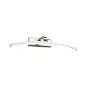 Eclairage de tableau BENTO semi-circulaire, inclinable, médium IP20, nickel brossé 