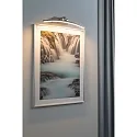 Paulmann Eclairage de tableau BENTO semi-circulaire, inclinable, médium IP20, nickel brossé 