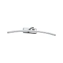 Paulmann Eclairage de tableau BENTO grand, semi-circulaire, inclinable IP20, aluminium brossé 