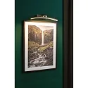 Paulmann Eclairage de tableau BENTO semi-circulaire, inclinable, médium IP20, laiton antique 