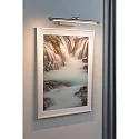 Paulmann Eclairage de tableau MINGO petit, cylindrique, inclinable IP20, aluminium brossé 