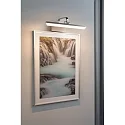 Paulmann Eclairage de tableau RENAN angulaire, inclinable, médium IP20, aluminium brossé 
