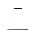 Paulmann Luminaire à suspension monophasé URAIL ZIGBEE LENTO Tunable White, contrôlable par ZigBee LED, noir mat gradable