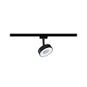 Paulmann 1-Projecteur monophasé URAIL CIRCLE LED IP20, noir mat gradable