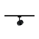 Paulmann 1-Projecteur monophasé URAIL CIRCLE LED IP20, noir mat gradable
