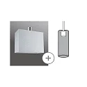 Paulmann Abat-jour VERONA URail 2EASY, gris