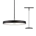 Paulmann 1- Luminaire à suspension monophasé HILDOR URail IP20, noir mat gradable