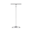 1- Luminaire à suspension monophasé HILDOR URail IP20, chromé mat gradable