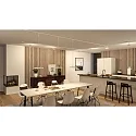 Paulmann 1- Luminaire à suspension monophasé HILDOR URail IP20, blanc mat gradable