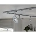 Paulmann spot URAIL SPHERE, chrome matt dimmable