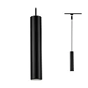Halogène sur rail URAIL CATALEJO cylindrique GU10, noir mat