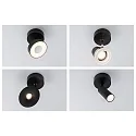 Paulmann canopy URAIL SINGLE SPOT BASE, black