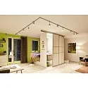 Paulmann spot URAIL COVER with feed-in option, set of 4 GU10, chrome, chrome matt dimmable